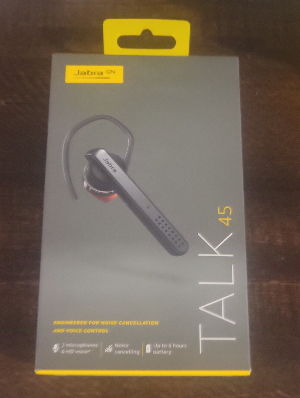 Jabra Talk 45 Wireless Bluetooth Headset — Black